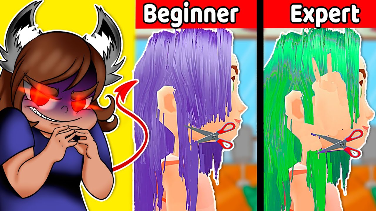 Cutting Hair Like A Pro House Life 3D TikTok Game