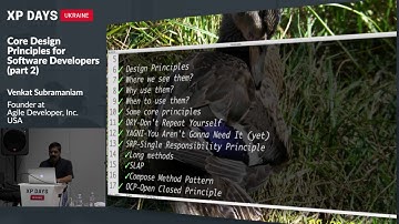 Core Design Principles for Software Developers, part 2 (Venkat Subramaniam, USA)