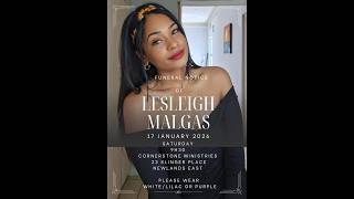 Celebrating Of Life Of Lesleigh Malgas 17 01 26