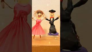 Mr. &amp; Mrs. Spoonkin Dancing Fiery Tango! 🔥❤️ #colouryourlifeuniverse #kidsart #tangodance