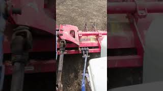 farmtrac 60 powermaxx on rotavator