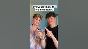 Everyone: Whose the top and bottom? (NO NO NO) #shorts | Nicky and Pierre #NiPi