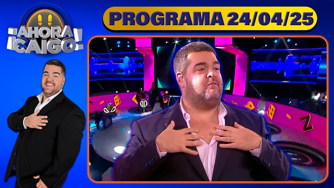 AHORA CAIGO - Programa 24/04/25 - INVITADO: AGUSTÍN ARISTARÁN