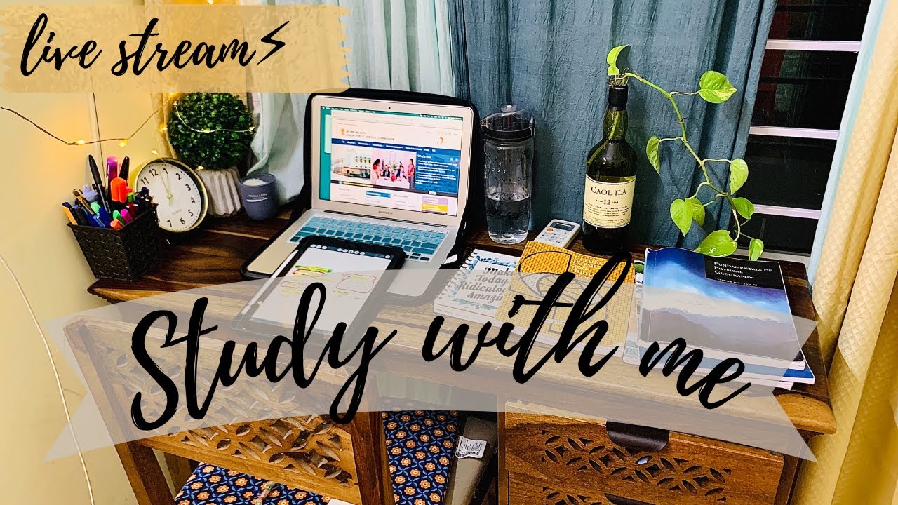 ⚡️Live stream : Study with Me 📚+ Chit Chat during breaks 🌿 - YouTube