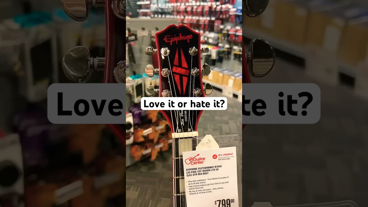 Love it or hate it? Epiphone Les Paul Widow 