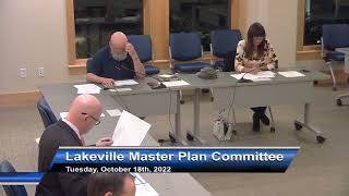 Lakeville Master Plan Implementation Committee, 10/18/22
