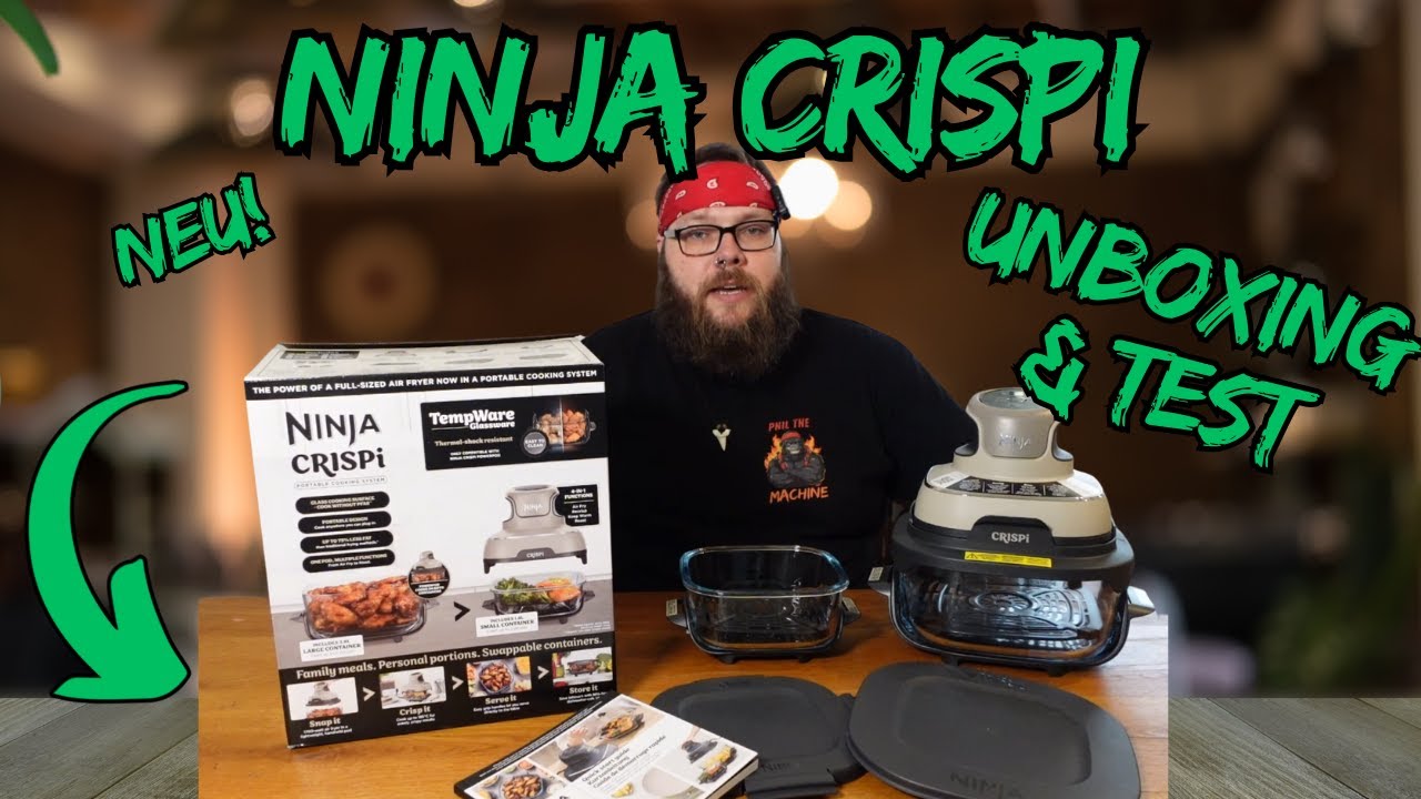 Ninja Crispi Unboxing & Test 🔥 Der tragbare Air Fryer im Glas – lohnt sich’s?