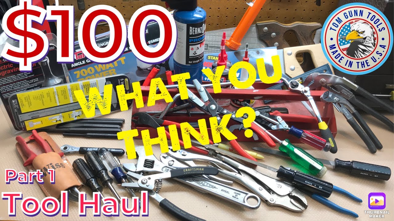 100 Estate Sale Tool Haul! What you Think? Part 1 YouTube