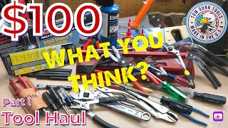 $100 Estate Sale Tool Haul! What you Think? Part 1