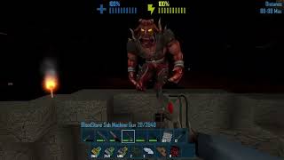 CastleMiner Z Gameplay Part 10: I built a base in the Hell Biome!