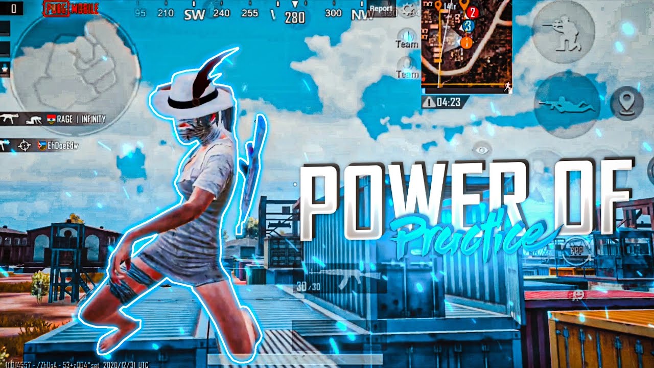 Power OF Practice | OnePlus 7T PubG Test | Smooth Extreme 90 FPS | Pubg Montage