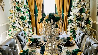 🎄CHRISTMAS DECORATE WITH ME 2022 | EXTREME CLEAN AND DECORATE | DECOR IDEAS | FORMAL DINING ROOM