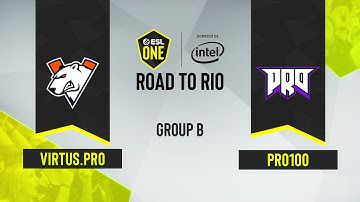 CS:GO - Pro100 vs. Virtus.pro [Vertigo] Map 2 - ESL One Road to Rio - Group B - CIS