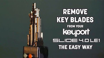 How to Remove Key Blades from your Keyport Slide 4.0 (The Easy Way)