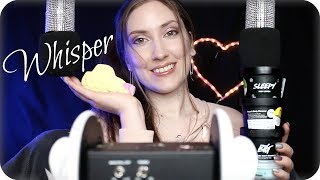 ASMR Lush Whispering w/ Ear to Ear Lid Sounds, Sleepy Lotion, Salt Scrub, Gentle Scratching & Soap 💋 screenshot 3