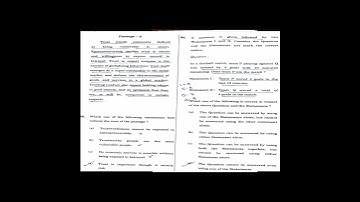 UPSC CSAT 2025 question paper - Set D