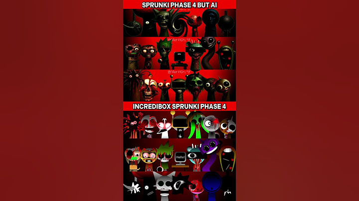 Incredibox Sprunki Phase 4 Vs Sprunki Phase 4 But AI🔥🎶