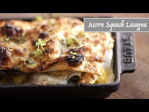 Vegan Acorn Squash Lasagna