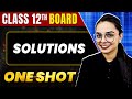 Solutions in 1 shot all concepts  pyqs covered  class 12th boards  ncert