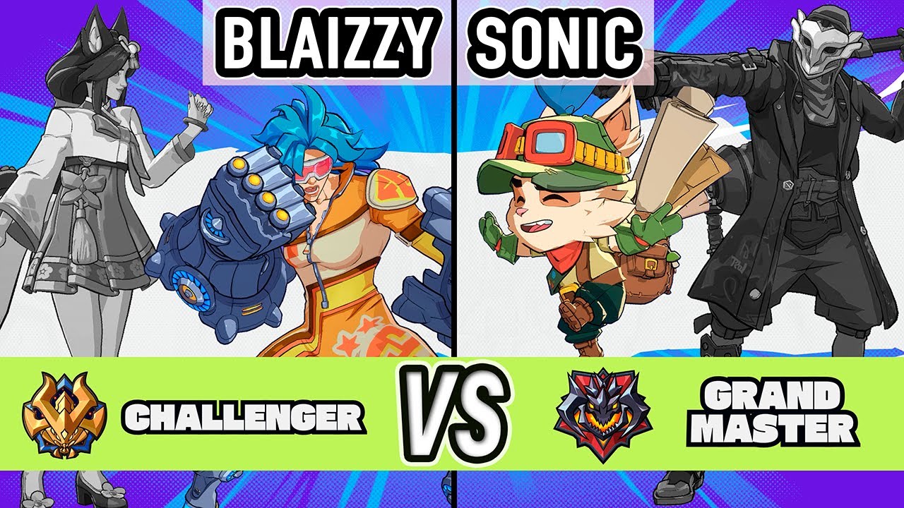 2XKO ▰ Blaizzy (Vi / Ahri) vs Sonic (Teemo / Ekko) ▰ High Level Gameplay