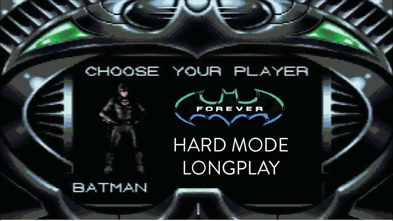 Batman Forever Sega Genesis  | Hard Mode Longplay