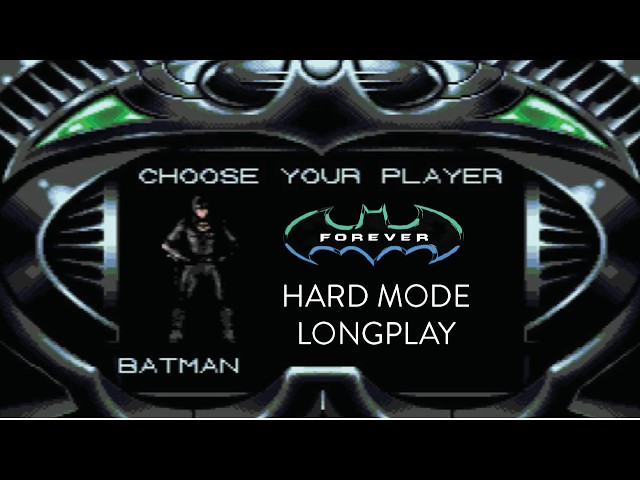 Batman Forever Sega Genesis | Hard Mode Longplay - YouTube