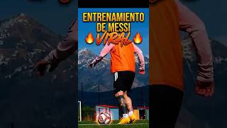 El entrenamiento VIRAL de Messi #messi #entrenamiento #futbol #argentina #viral #shorts #viral