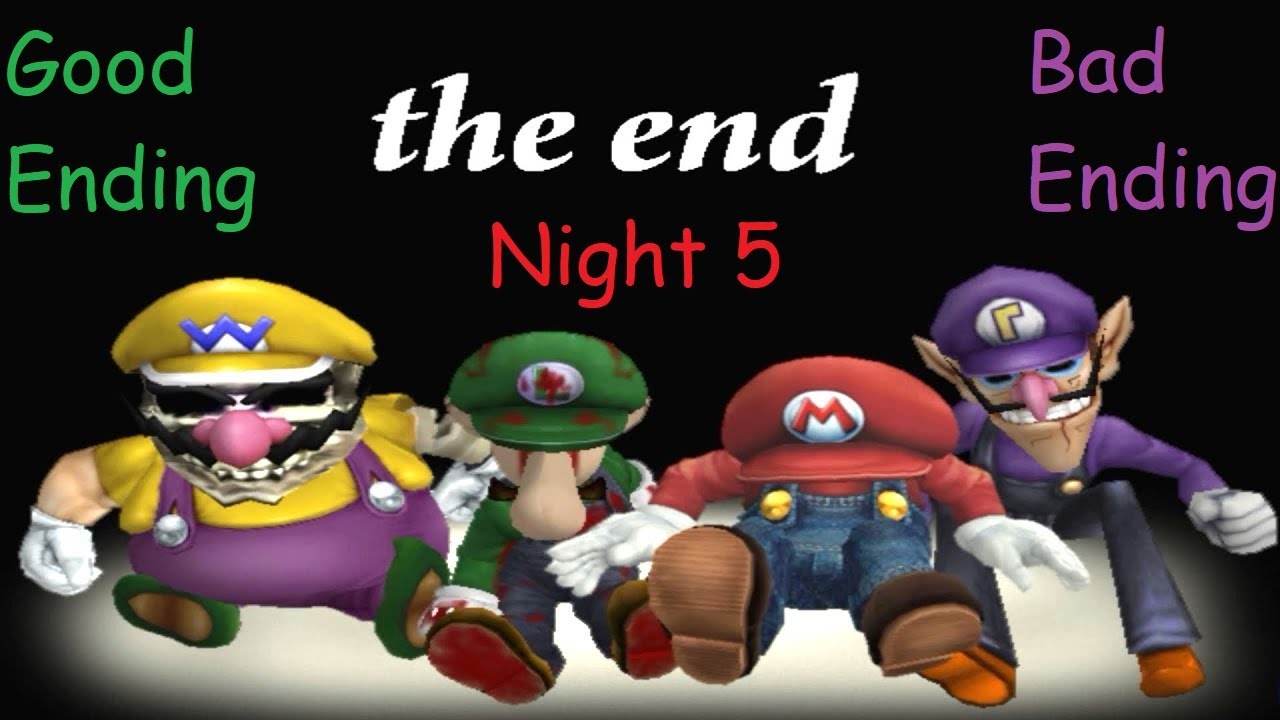 Five Nights At Wario's 3 (Night 5 + Bad Ending + Good Ending)