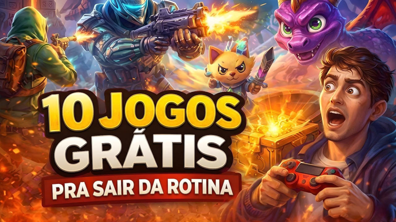 10 Jogos Grátis Pra Sair Da Rotina