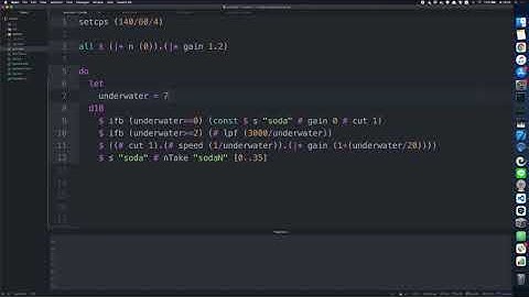 Underwater sound simulation #tidalcycles #Shorts