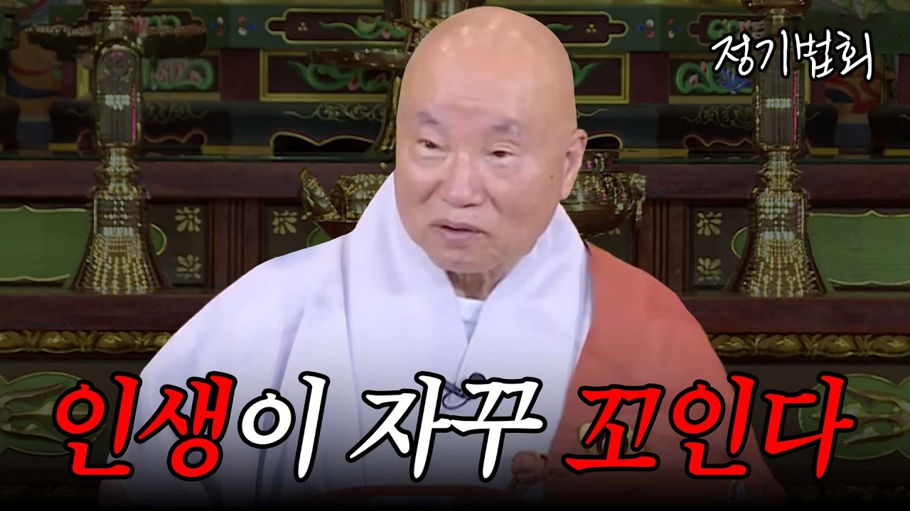 [#법산스님] 당신의 인생이 자꾸 꼬이는 이유 #정기법회