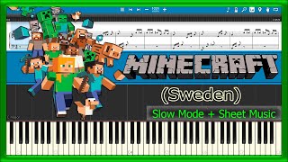 Title: sweden - minecraft composer: daniel rosenfeld year: 2011
application: synthesia 10 speed: 50% + sheet music active
collaborations: ► gameplaying (my s...