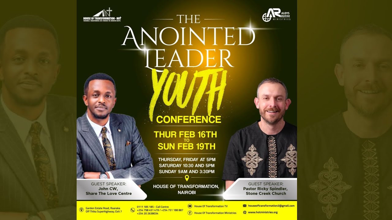 THE ANOINTED LEADER YOUTH CONFERENCE DAY 02 || WITH JOHN CW || 18- 02 ...