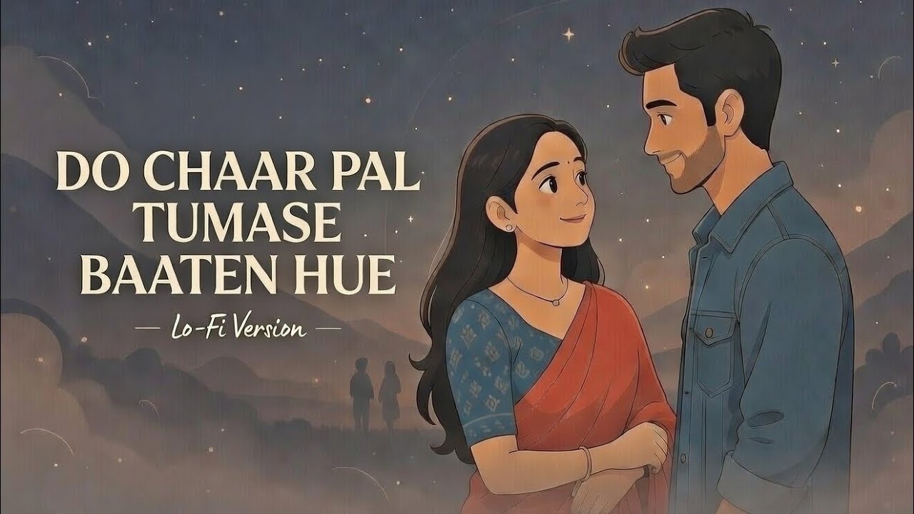 Do Chaar Pal Tumse Batain Hue Lofi Mix | Sitaare Sitaare | Aesthetic Hindi Lofi