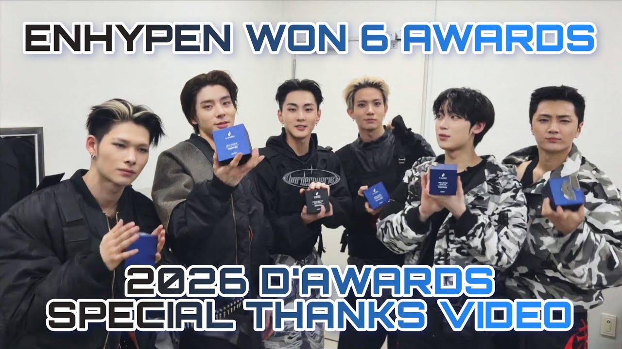 260211 [ENG SUB] ENHYPEN special thanks video for winning 6 awards
