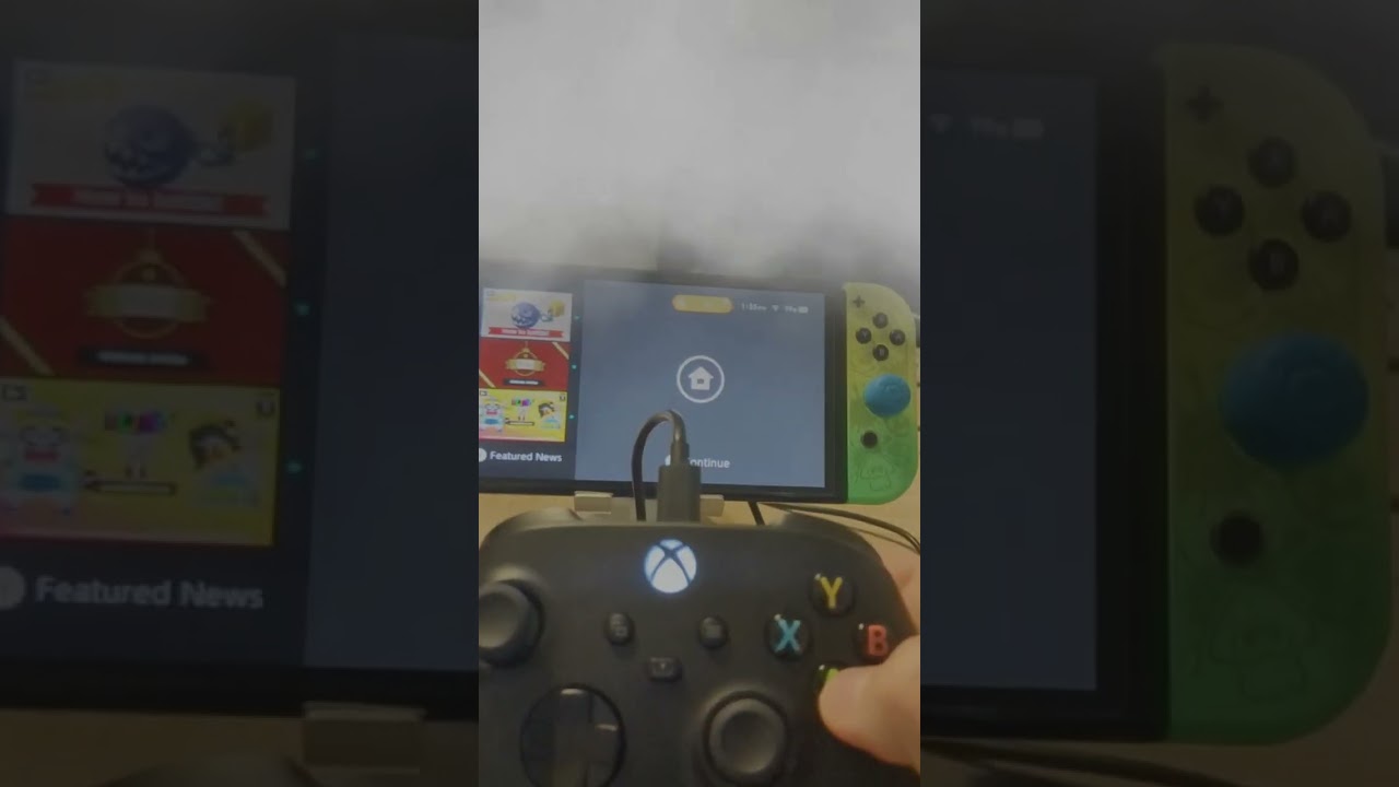 Connecting an Xbox controller to a Nintendo Switch