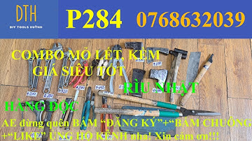 [P284] [ĐÃ BÁN HẾT] DỤNG CỤ NHẬT [SĐT-ZALO: 0768632039] | DIY Tools Huỳnh (DTH)