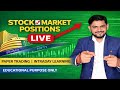 🔴 Stock Market Nifty & Banknifty Live paper trading |Intraday Market Learning Session 26 Dec Live