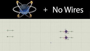 How to use a wireless connection in proteus 8 | Make your proteus circuit simple