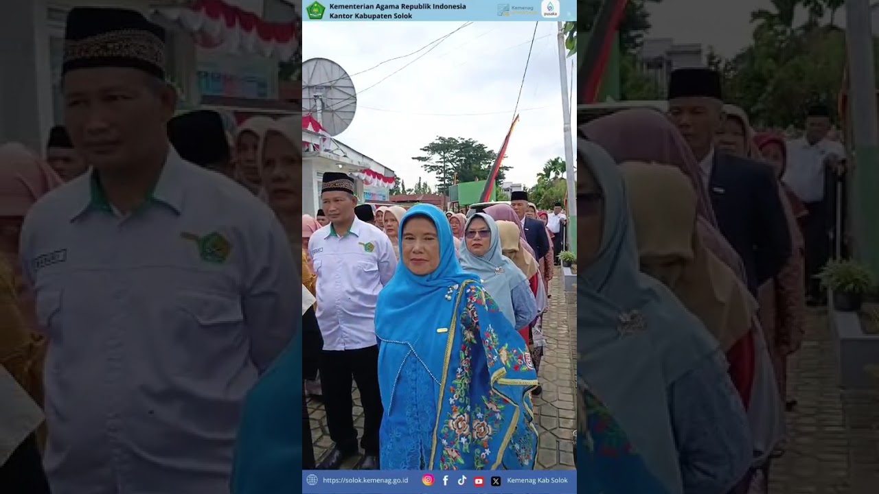 Dihadiri Dandim, Wabup Solok Irup HAB ke- 80 Kemenag di Koto Baru