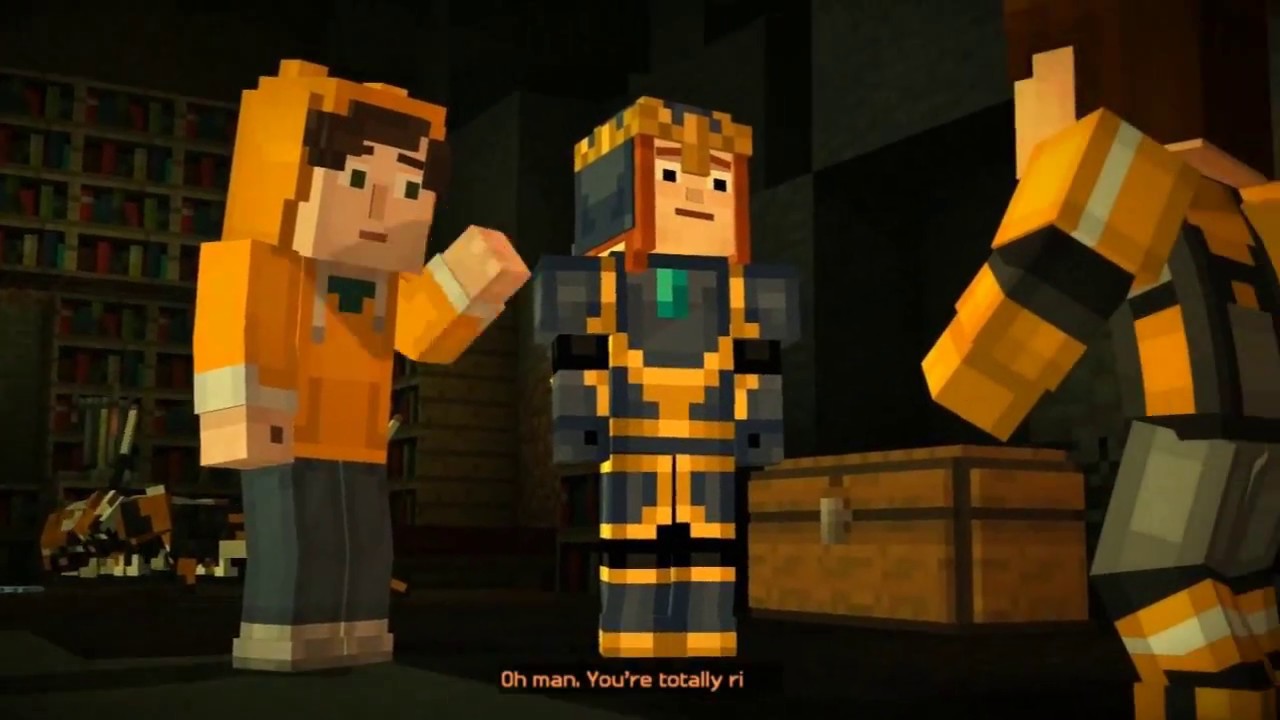 Lets play Minecraft Story Mode Episode 6 Part 5 Walkthrough - YouTube