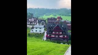 Beautiful Village Zdiar #Slovakia #shorts #travel | Beautiful Natural Green Rainy Village. ...
