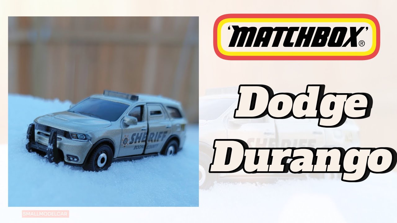 Matchbox Dodge Durango Sheriff car with opening doors