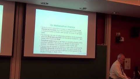 Dana Scott - What is explicit mathematics? Oct. 27, 2017