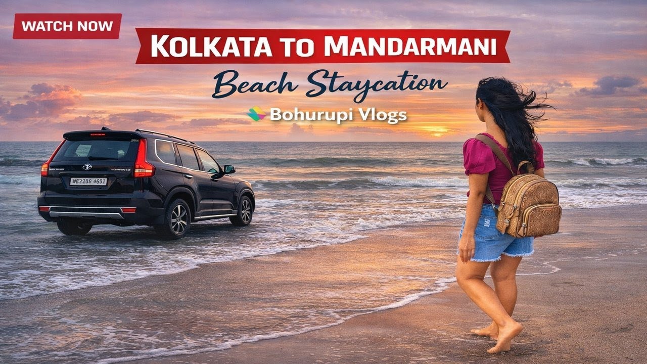 Kolkata to Mandarmani Road Trip 🚗 | New Scorpio N Z8T 4Xplorer | Beach Staycation Vlog
