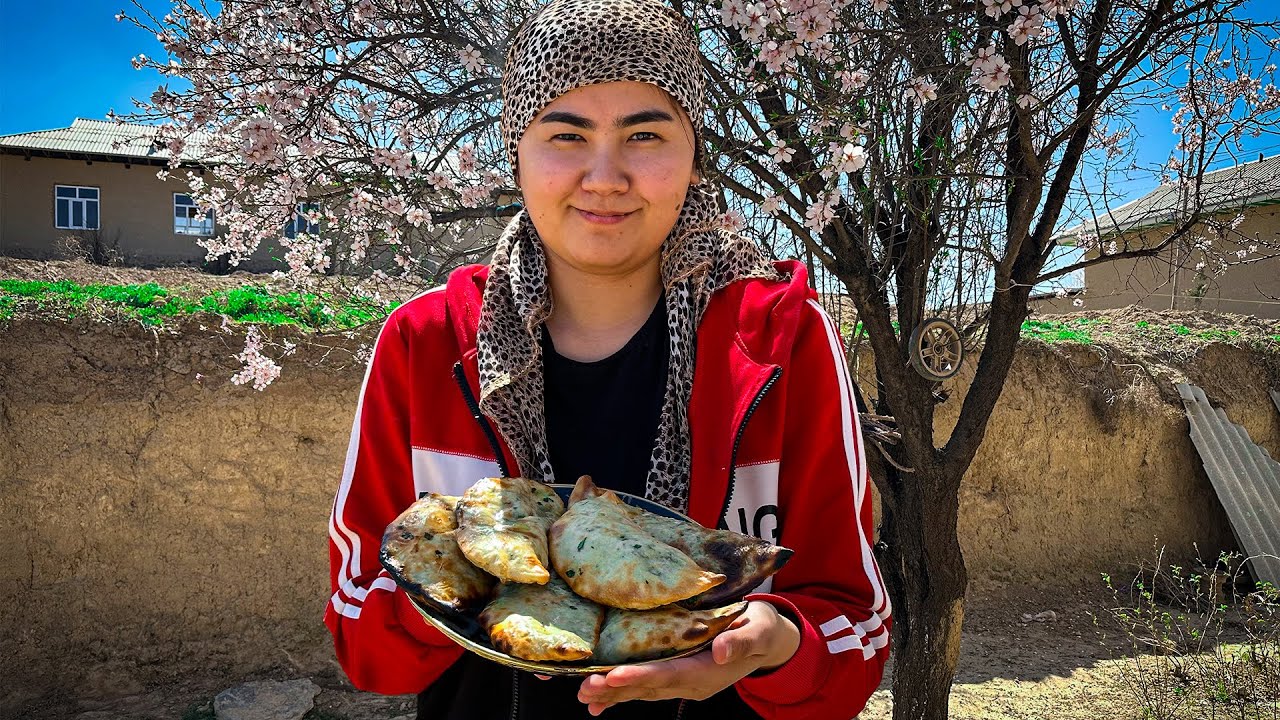 ISMALOQDAN MAZALI KO'K PICHAK SOMSA YEDIM / MUHABBAT BILAN