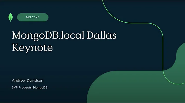 MongoDB.local Dallas 2022 Keynote