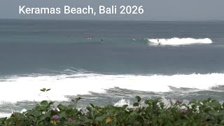 Intense Raw Surf at Keramas Beach Bali