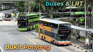 Buses and LRT Trains in Bukit Panjang, Singapore 2026