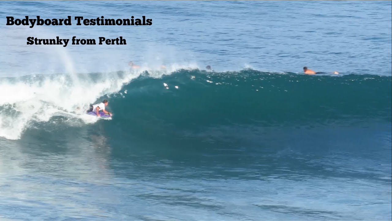 Adam (Strunky) from Perth stoked after our Bodyboard Coaching camp with